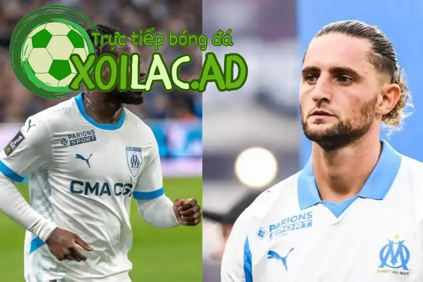 Rabiot và Jonathan Rowe ẩu đả khiến phòng thay đồ Marseille náo loạn (Ảnh: GOAL)